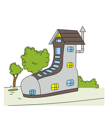Boot House Coloring Pages